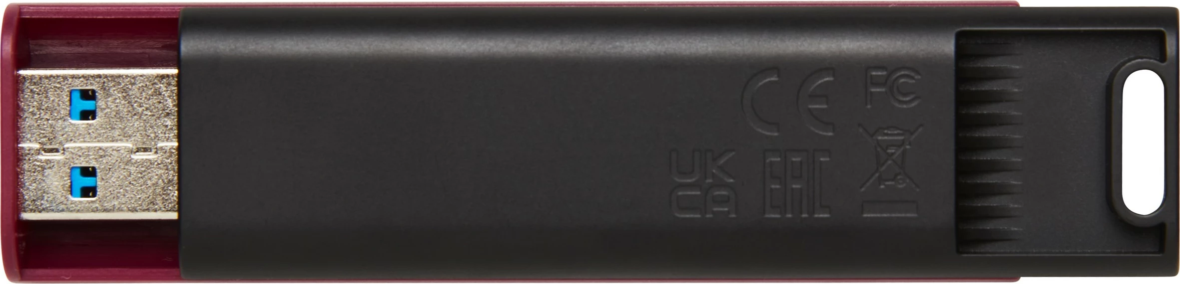 USB-pomnilnik 256 GB, USB 3.2 Gen 2, rdeč — Kingston DataTraveler Max