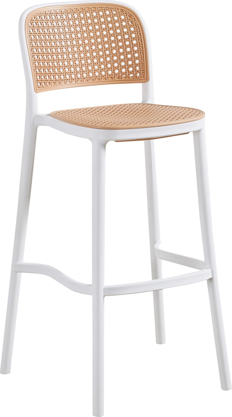 Barski stol FH5939.01 polipropilen bel-bež 41x53x103H cm