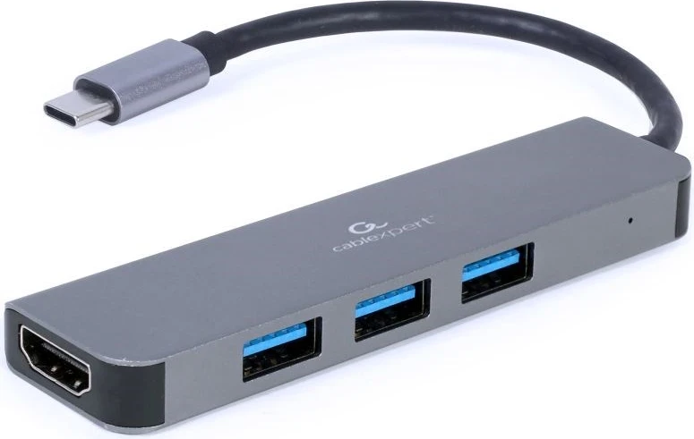Multi-adapter USB Tip C (Hub + HDMI) Gembird A-CM-COMBO2-01