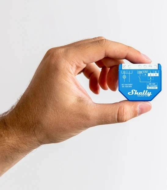 Pametni stikal Shelly Qubino Wave 1, 25 dBmW, Z-Wave, 868,4 MHz, 40 m, moder