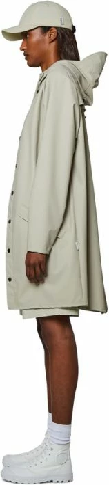 Daljša jakna Rains, model Long, unisex, zelena