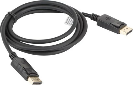 DisplayPort kabel 1,8 m, črn Lanberg CA-DPDP-10CC-0018-BK