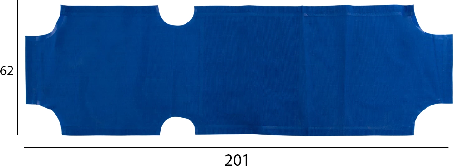 Nadomestni deli pokrov za ležalnik FH5072.01 Textline Modra 201x62 cm