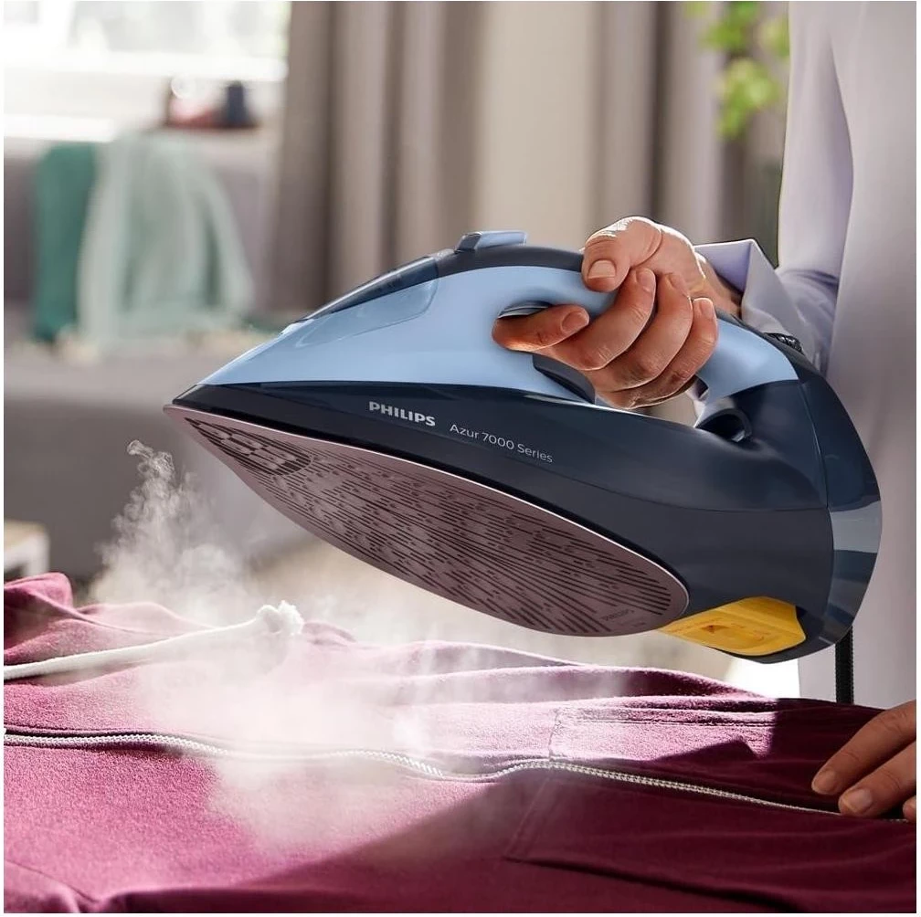 Parni likalnik Philips Azur DST7041/20, 2800 W, moder