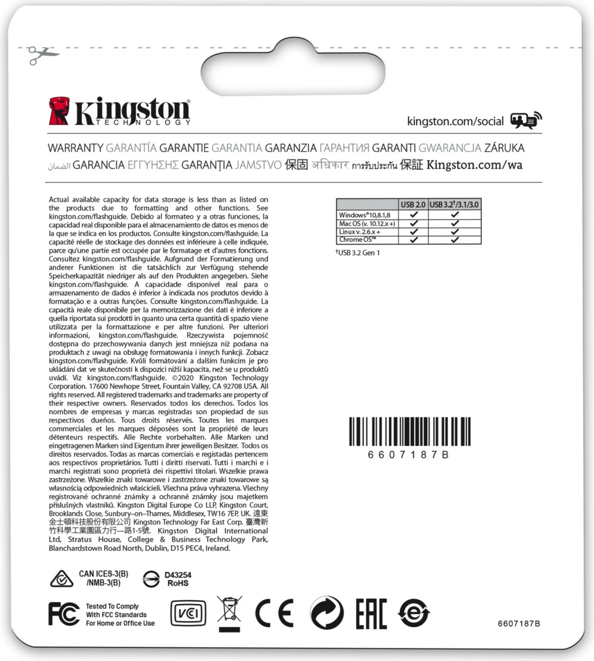 Ultra majhen USB Kingston DataTraveler Micro 256GB, USB 3.2, kovinski, srebrn