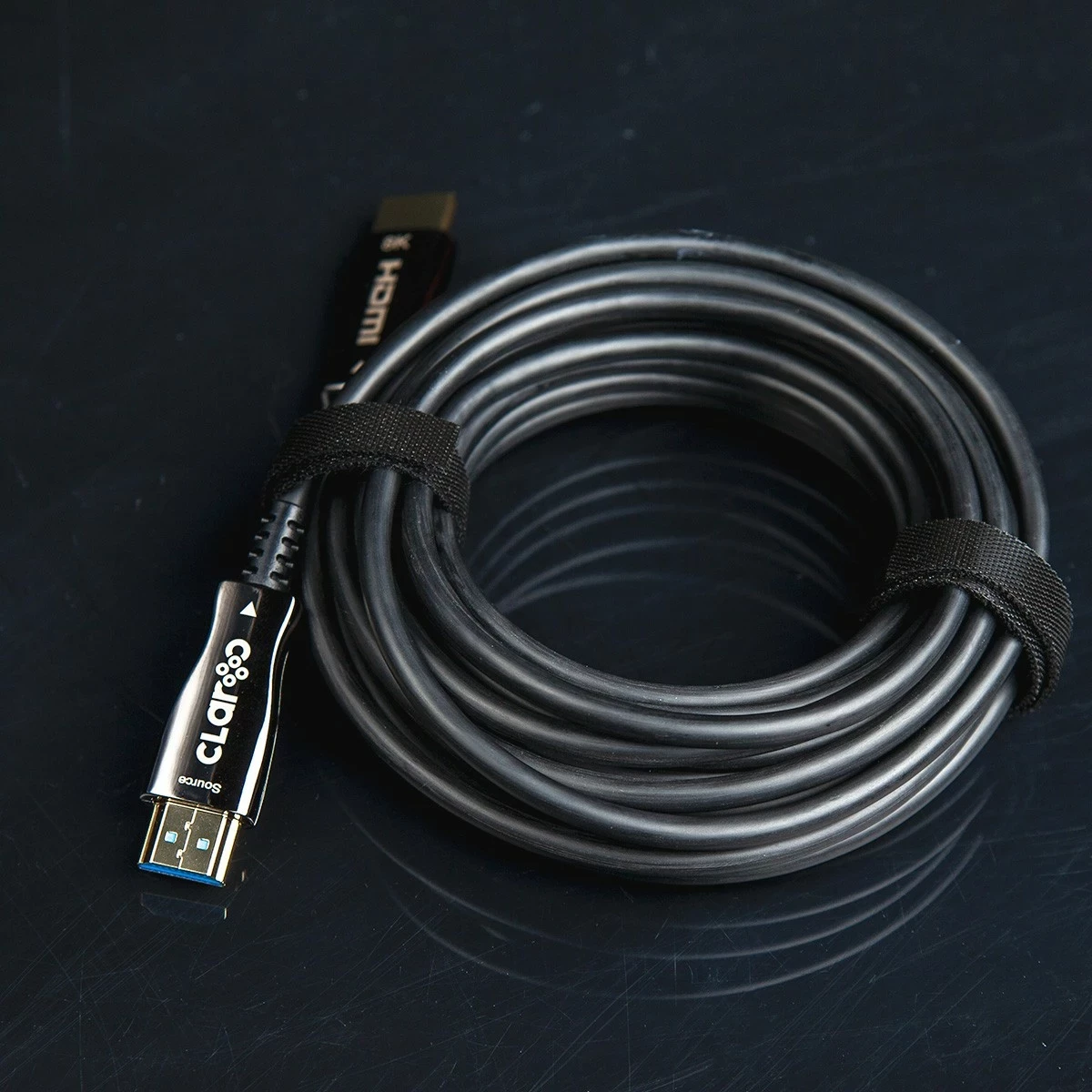 HDMI kabel 2.1 AOC 8K 120Hz, Claroc, 60 m, črn