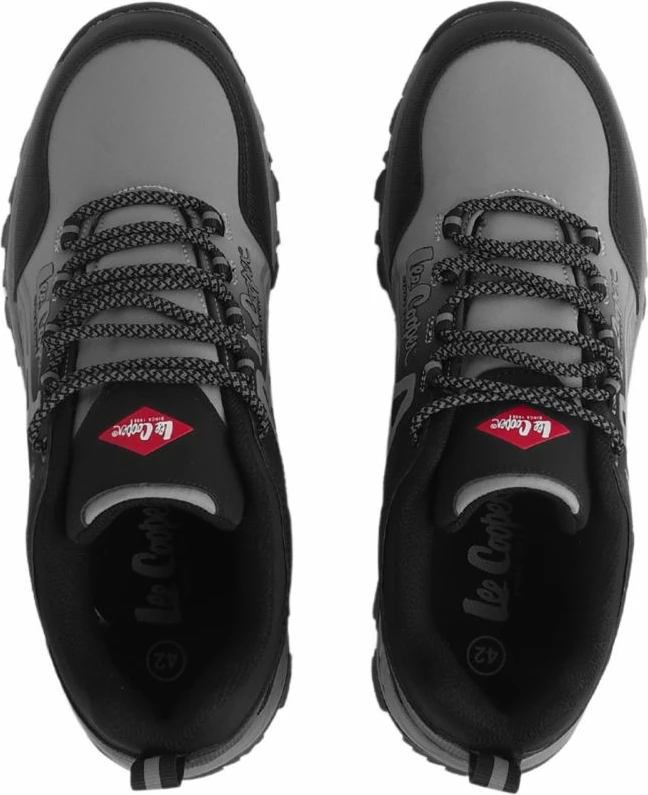 Čevlji za moške Lee Cooper, črno-srebrni