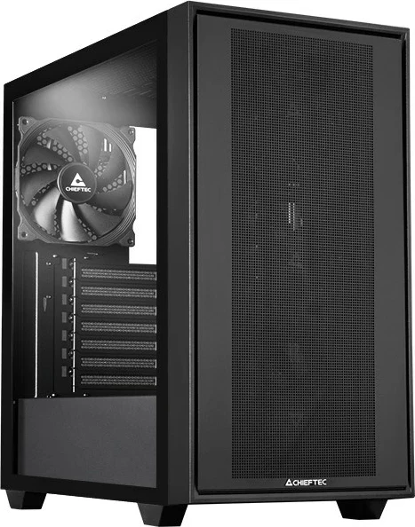 Midi ohišje Chieftec GS-03B-BLK-OP, črno