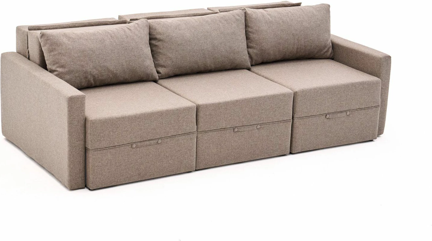 Trosed s posteljo, Atelier del Sofa Saros, rjav