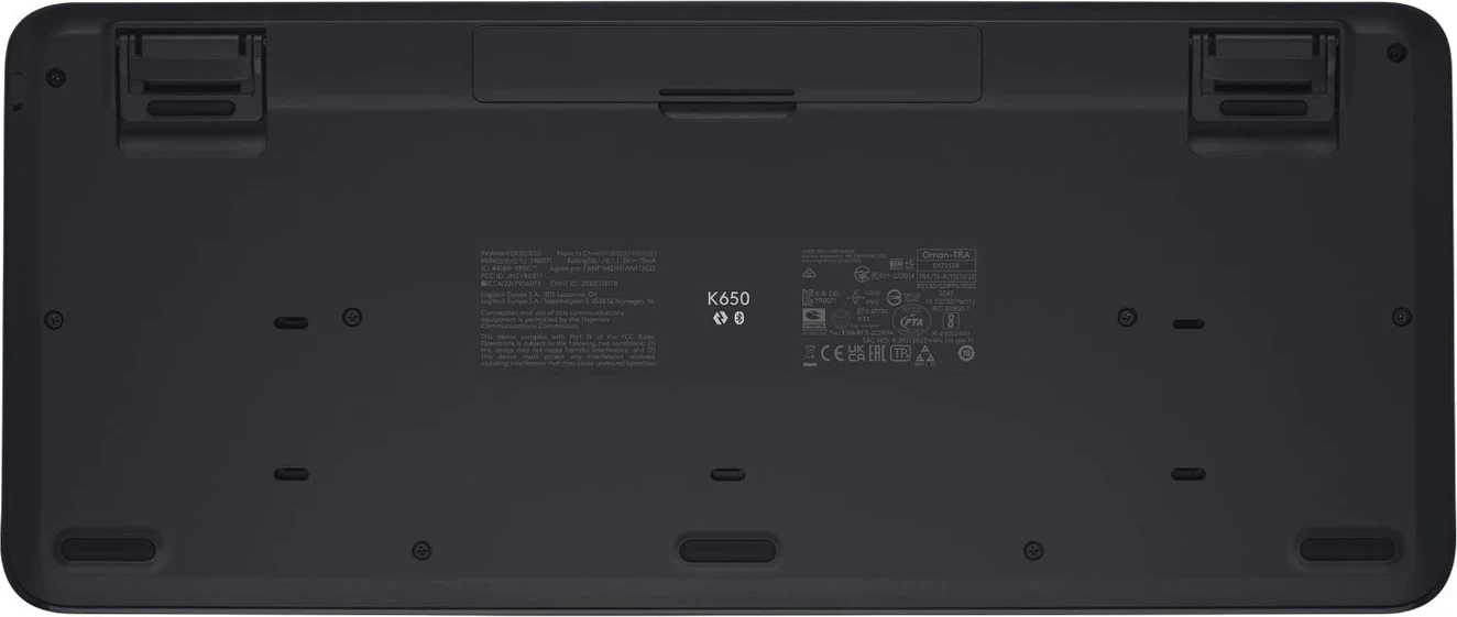 Brezžična tipkovnica Logitech K650, grafit