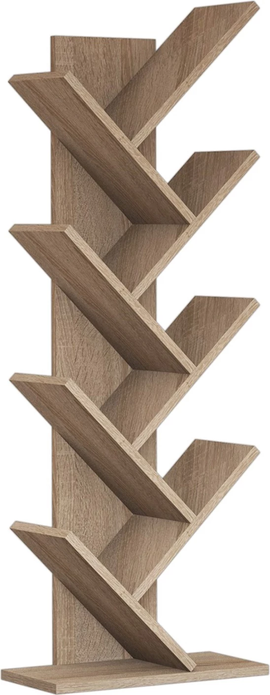 Knjižna polica LIANA iz melamina v barvi sonoma 46x22x128,5 cm FH9028.11