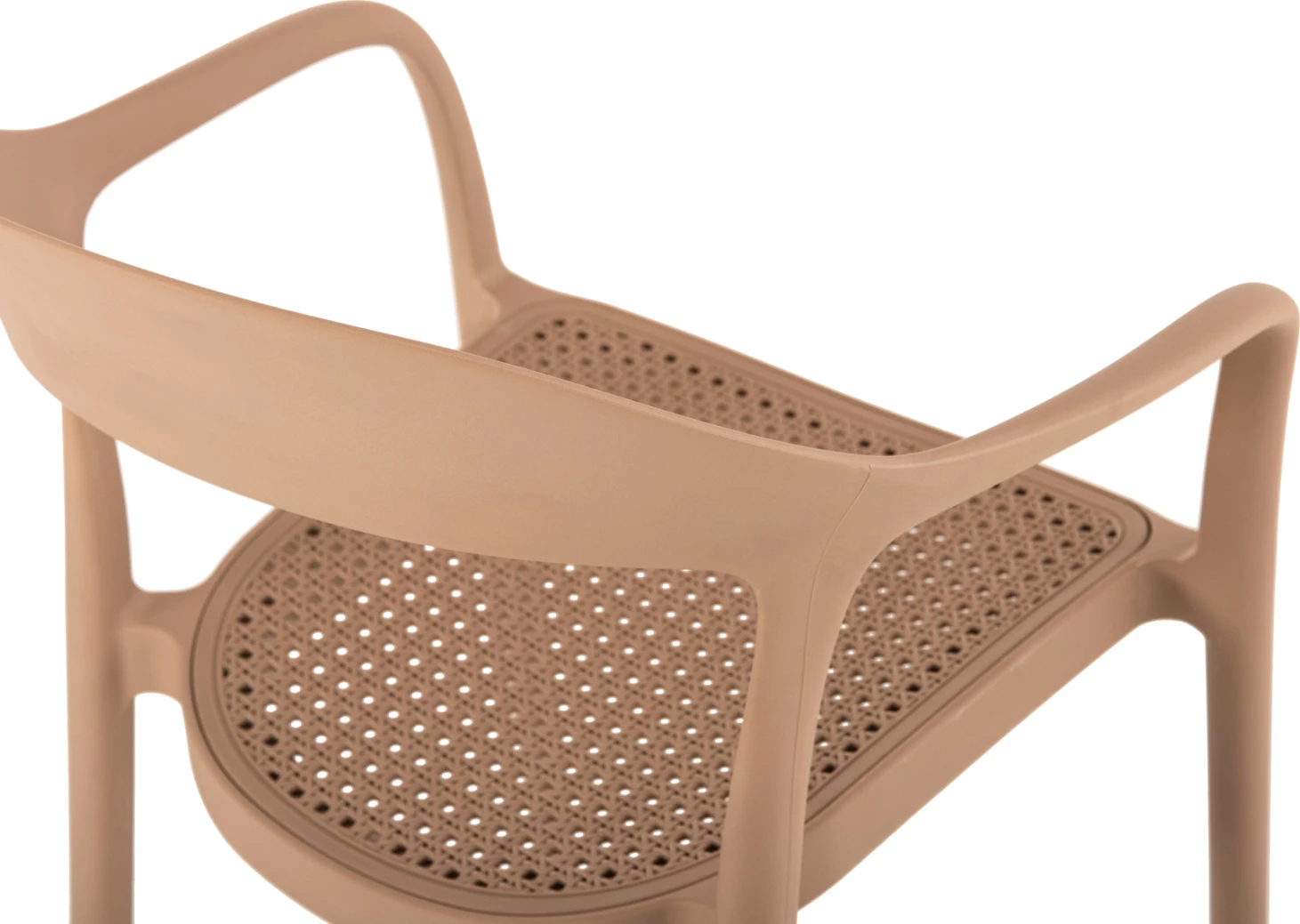 Stol CLEO iz polipropilena FH5935.03 kapučino 57x53x81Hcm