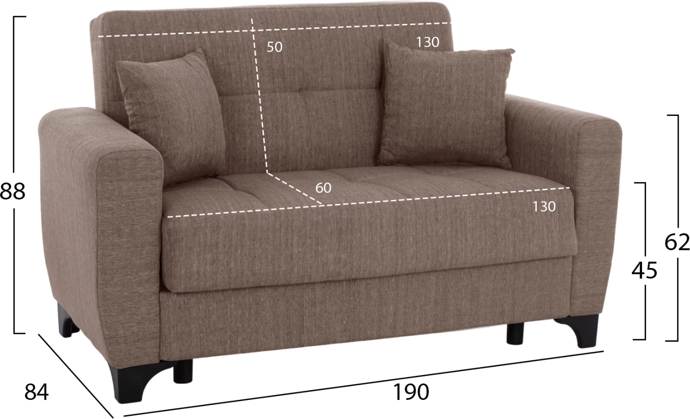 Komplet kavčev FH11748.02 trosed in dvosed, bež