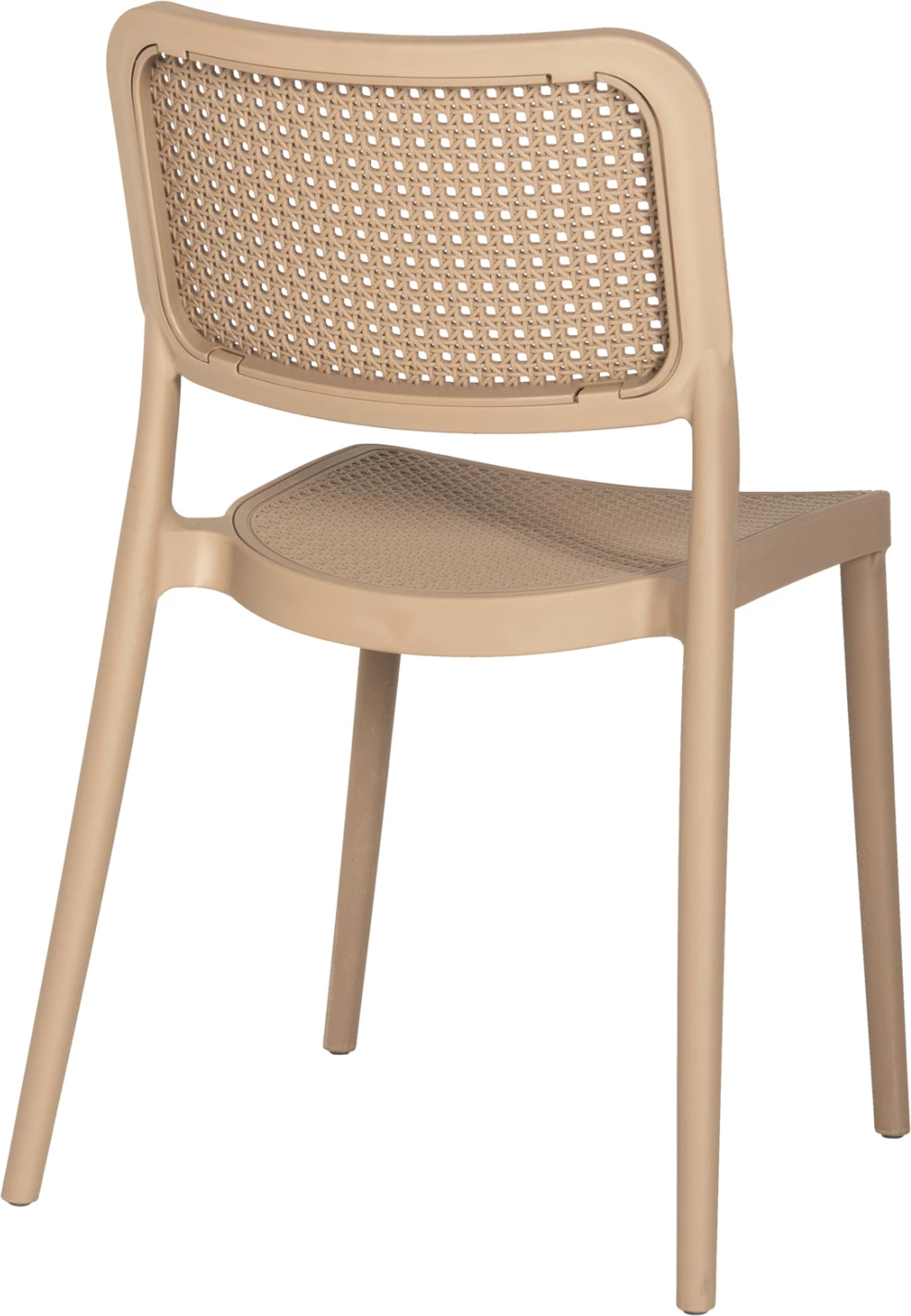 Stol iz polipropilena MEKO FH5934.03 kapučino 51x52x80Hcm