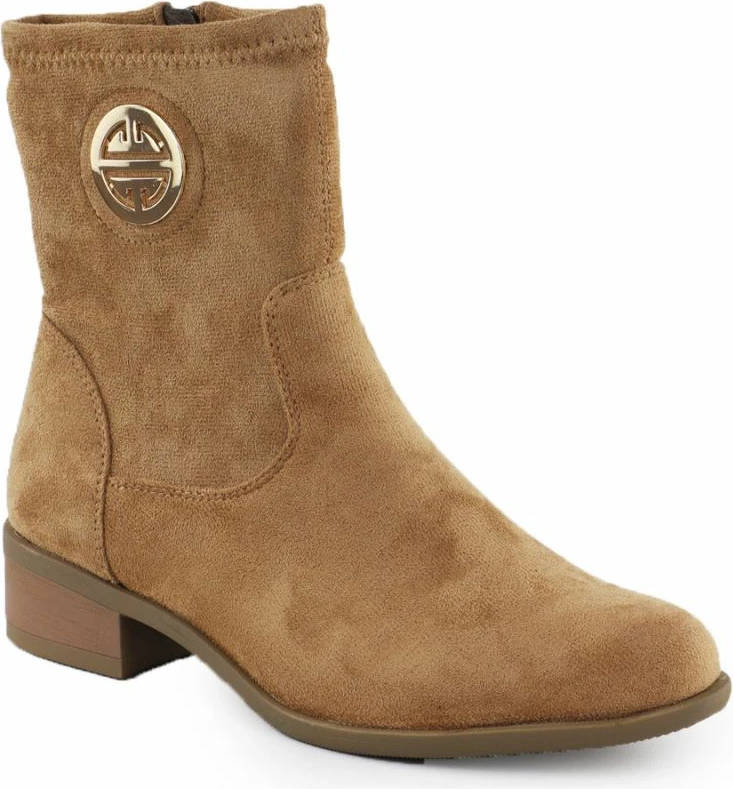 Kratki škornji za ženske Jezzi, rjavi