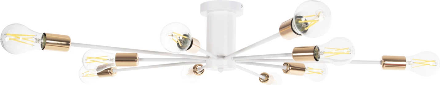 Stropna viseča svetilka z več lučmi FH4122 bela kovina 18.5H cm