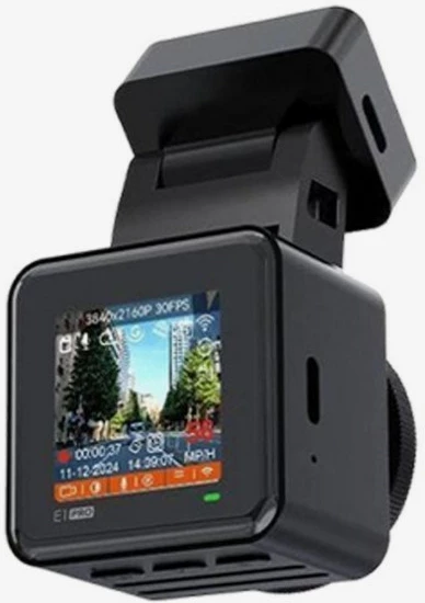 Video recorder 4K HDR s Starvis 2, GPS, Wi‑Fi — Vantrue E1 PRO, črn