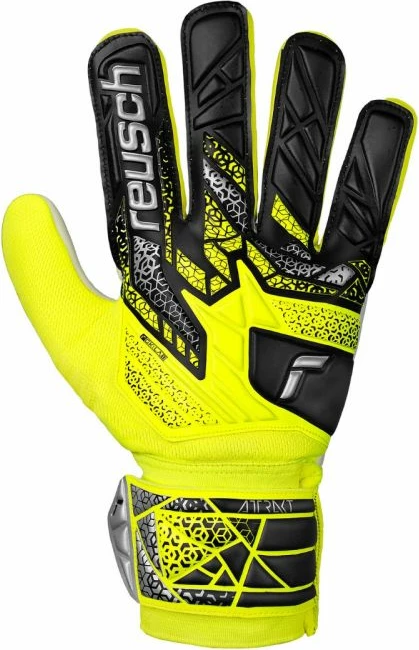 Rokavice za vratarja Reusch, moške, črno-rumene