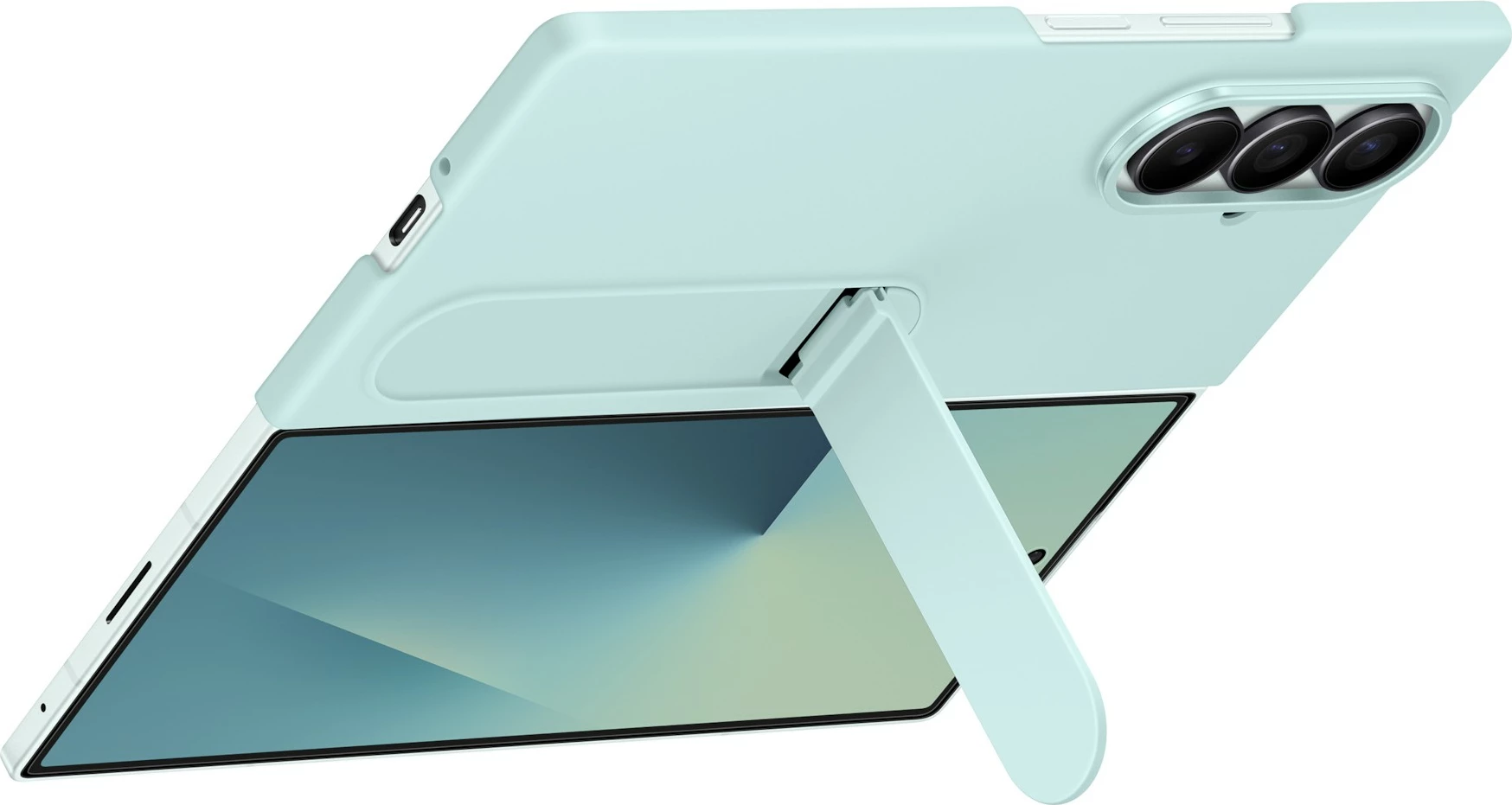Silikonska zaščita za Samsung Galaxy Fold7, mint