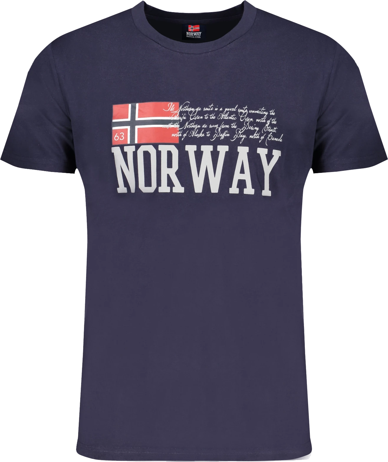 Majica, moški, modra, NORWAY 1963