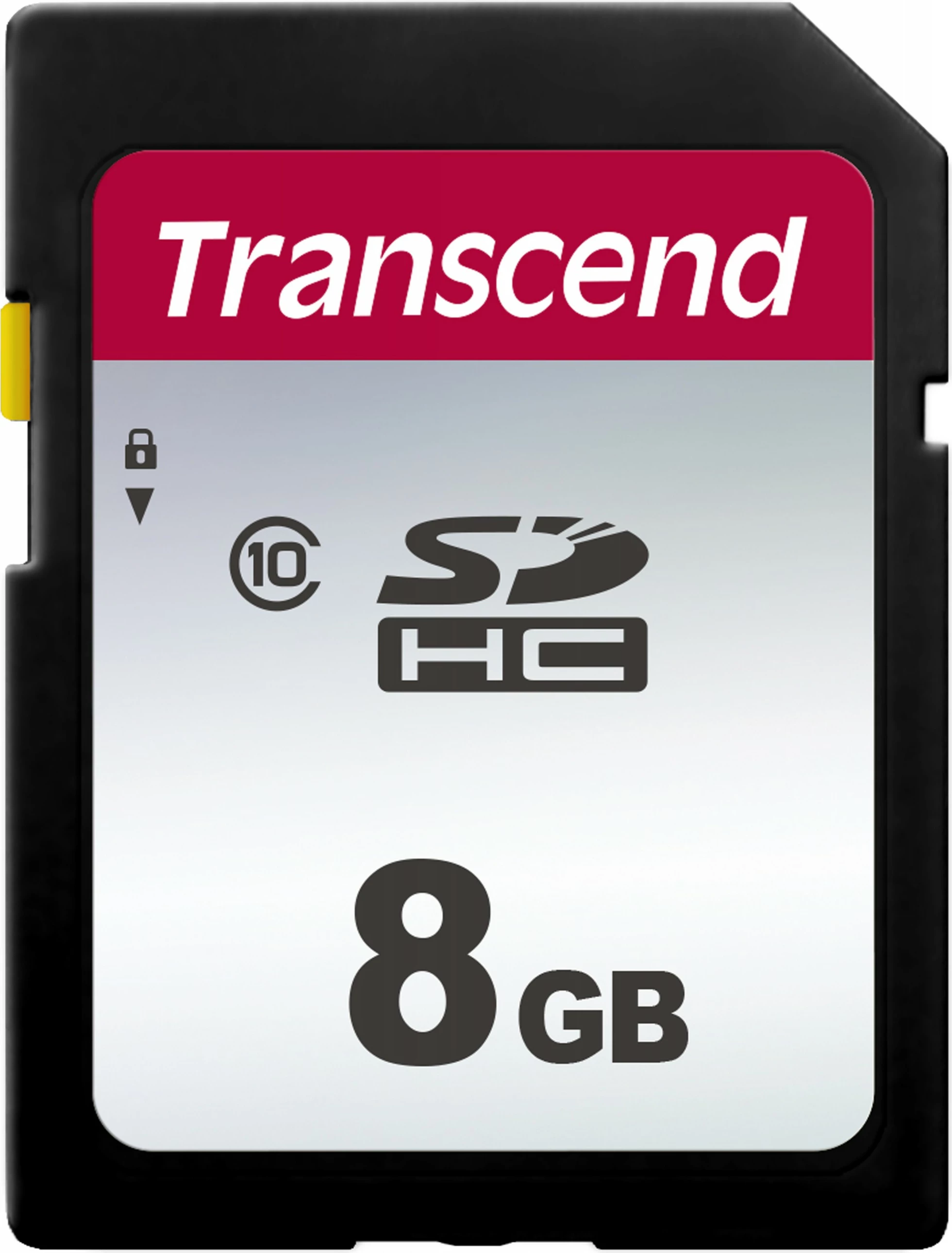 Kartica spomina 8GB SDHC Class 10, Transcend, črna