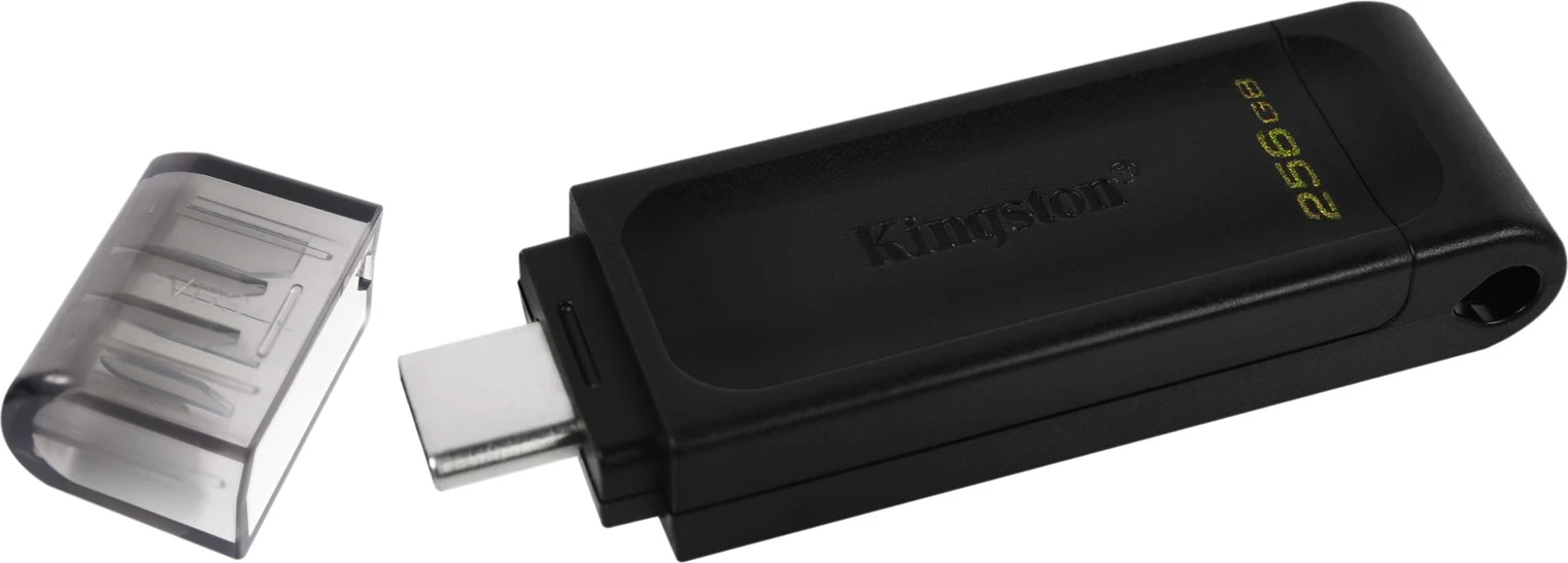 USB pomnilnik 256GB, USB-C 3.2 Gen 1, črn Kingston DataTraveler