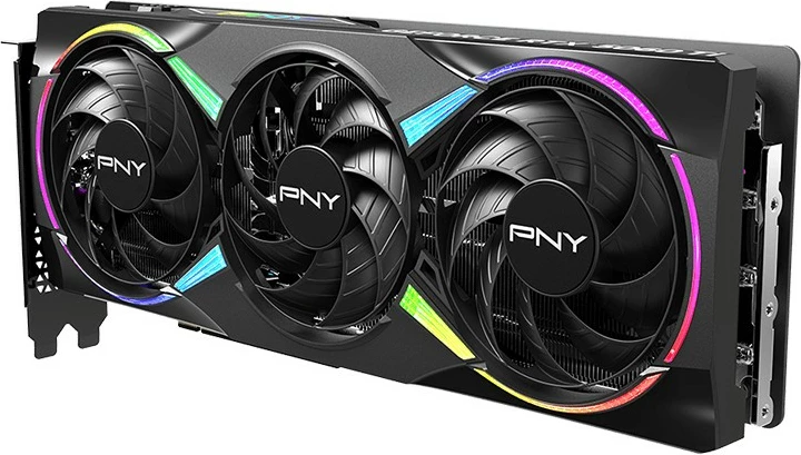 Visokozmogljiva grafična kartica PNY RTX 5060 Ti VERTO ARGB OC 8GB GDDR7, črna