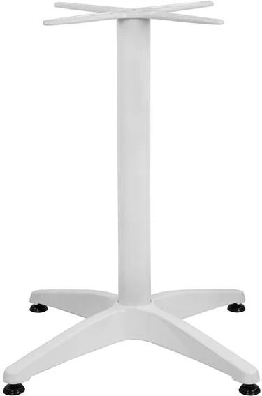 Aluminijasta osnova s 4 nogami 65x65x70 cm s križem 48x48 cm FH448.02 Bela