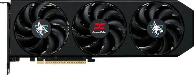 Napredna grafična kartica PowerColor RX 9060 XT Hellhound OC 16GB GDDR6, črna