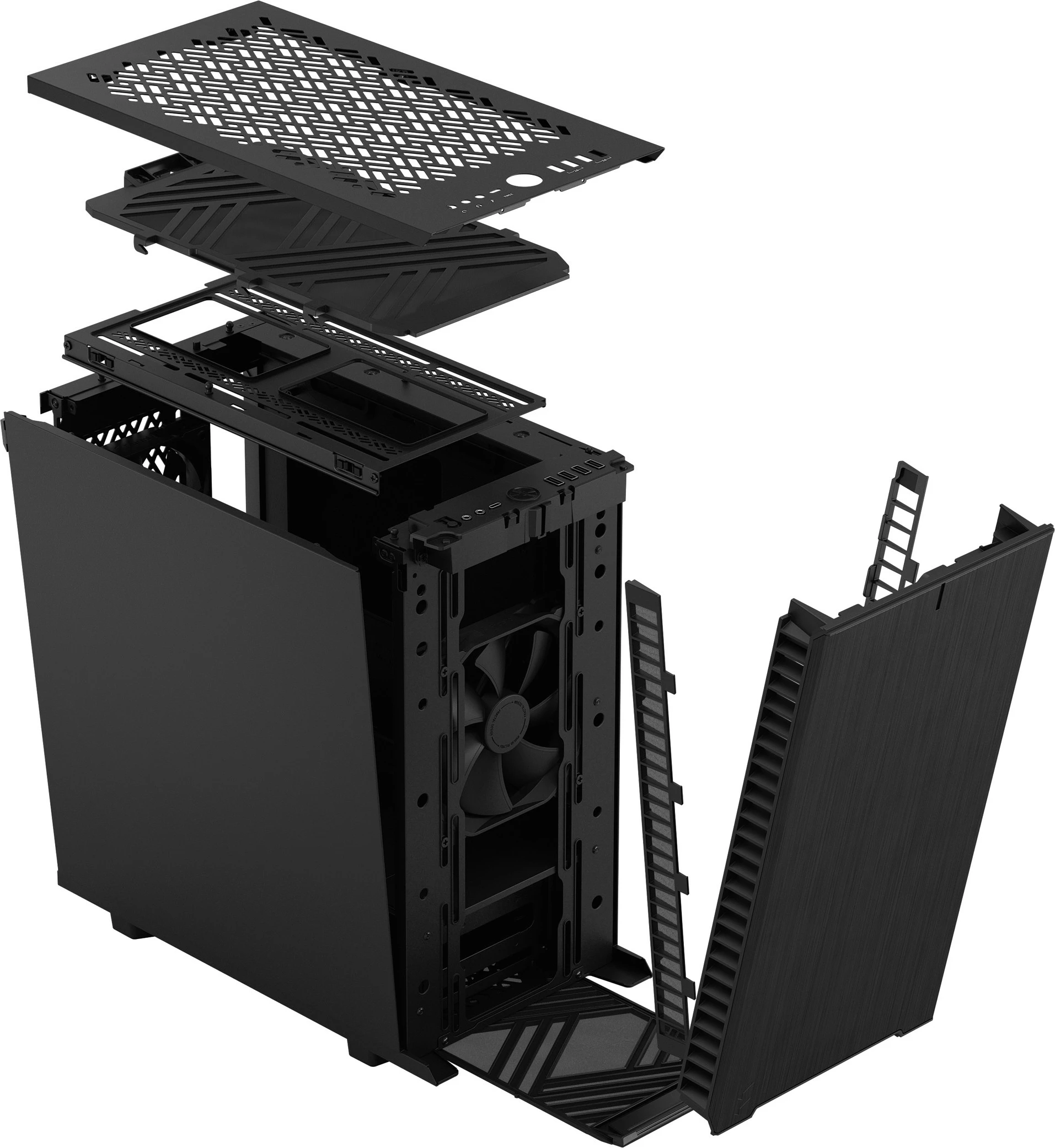 Kompaktna ohišje Fractal Design Define 7 Mini, micro ATX/Mini-ITX, črno