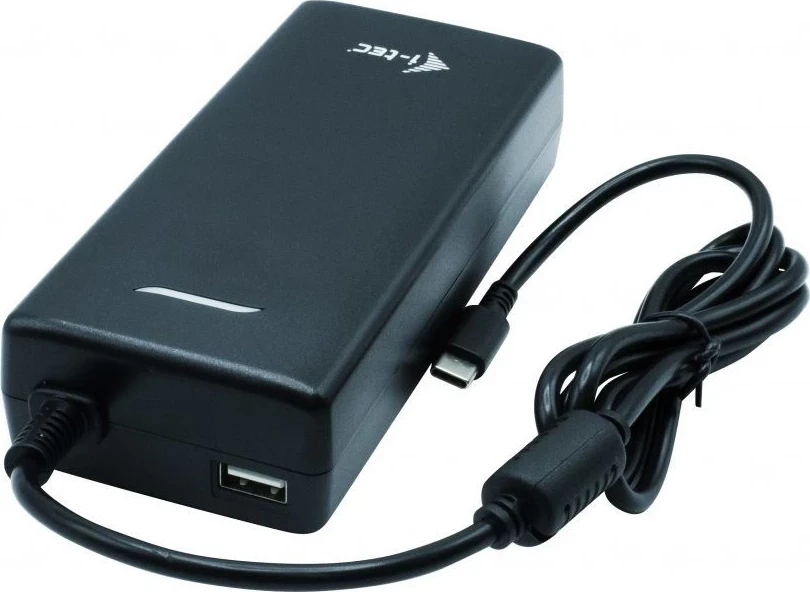 Docking postaja USB-C z dvema zaslonoma HDMI/DP, LAN, avdio, Power Delivery 100 W + univerzalni polnilec 112 W i-tec