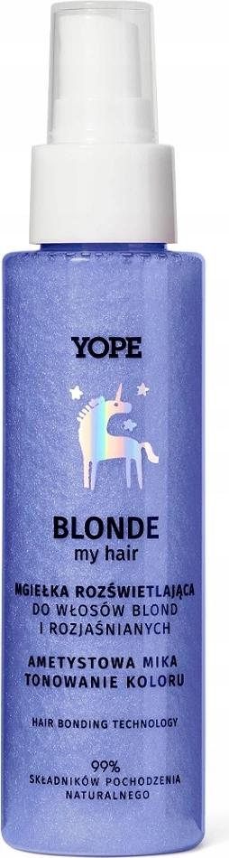 Sprej za lase za blondinke Yope Blonde My Hair Illuminating Mist Amethyst 100 ml