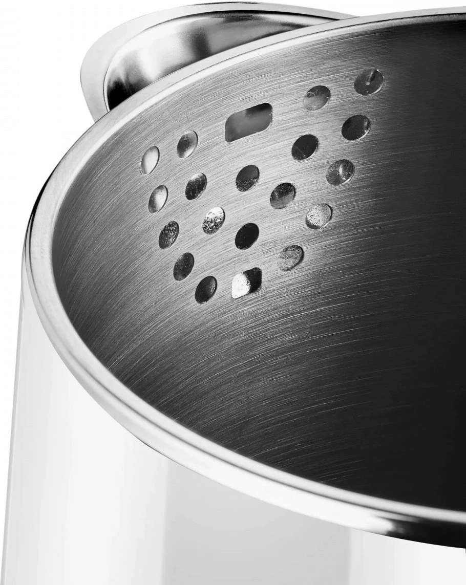 Električni čajnik Amica KF 6011, 1,5 L, bel, z dotiknim zaslonom