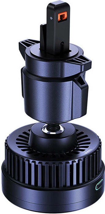 Nosilec za pametni telefon z brezžičnim polnjenjem 15W, Baseus MagPro CW04, črn