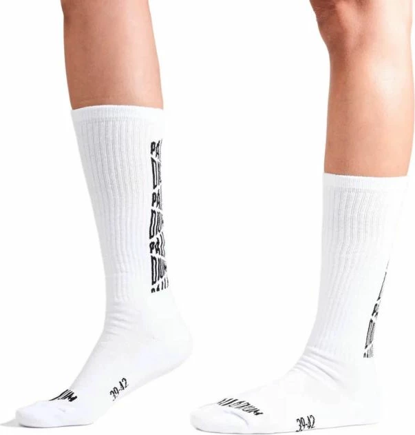 Nogavice srednje dolžine Jacquard JACQUARD MID SOCKS 2 SX7385-100 Palladium, bele, za moške in ženske