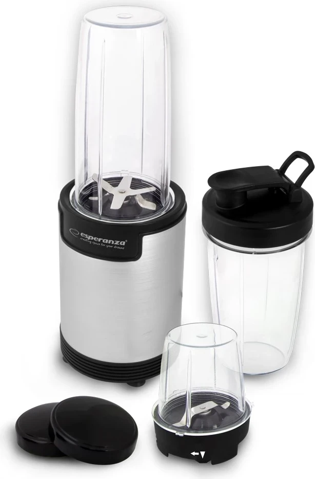 Blender za smoothie 9 v 1, 900 W, siva Esperanza Nutri Bomb EKM030