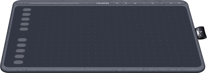 Grafična tablica Huion HS611 z brezbaterijskim pisalom, siva