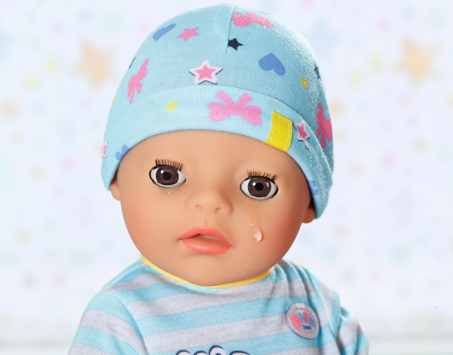 Punčka Baby Born fantek 36 cm z dodatki, Zapf, modra