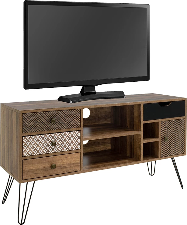 TV omara Boho, oreh, 120x39x64 cm