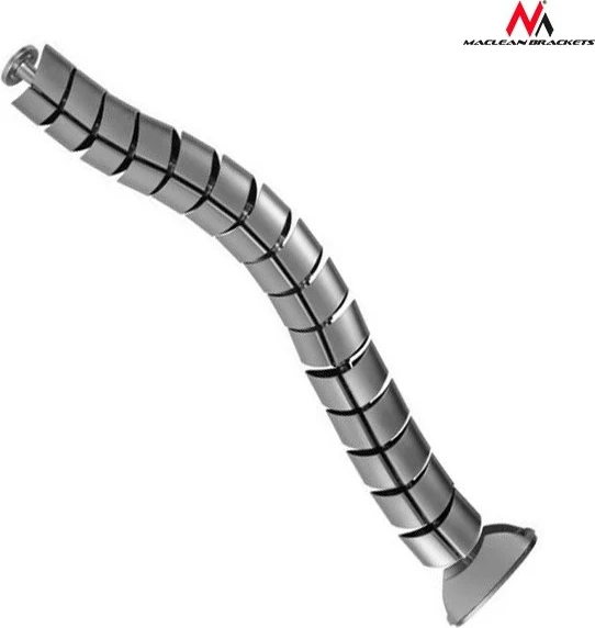 Organizator kablov, 80 cm, srebrn Maclean MC-768S