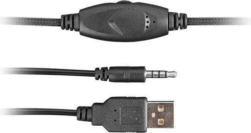 Gaming slušalke Fury Phantom, z žico, USB + priključek, RGB osvetlitev