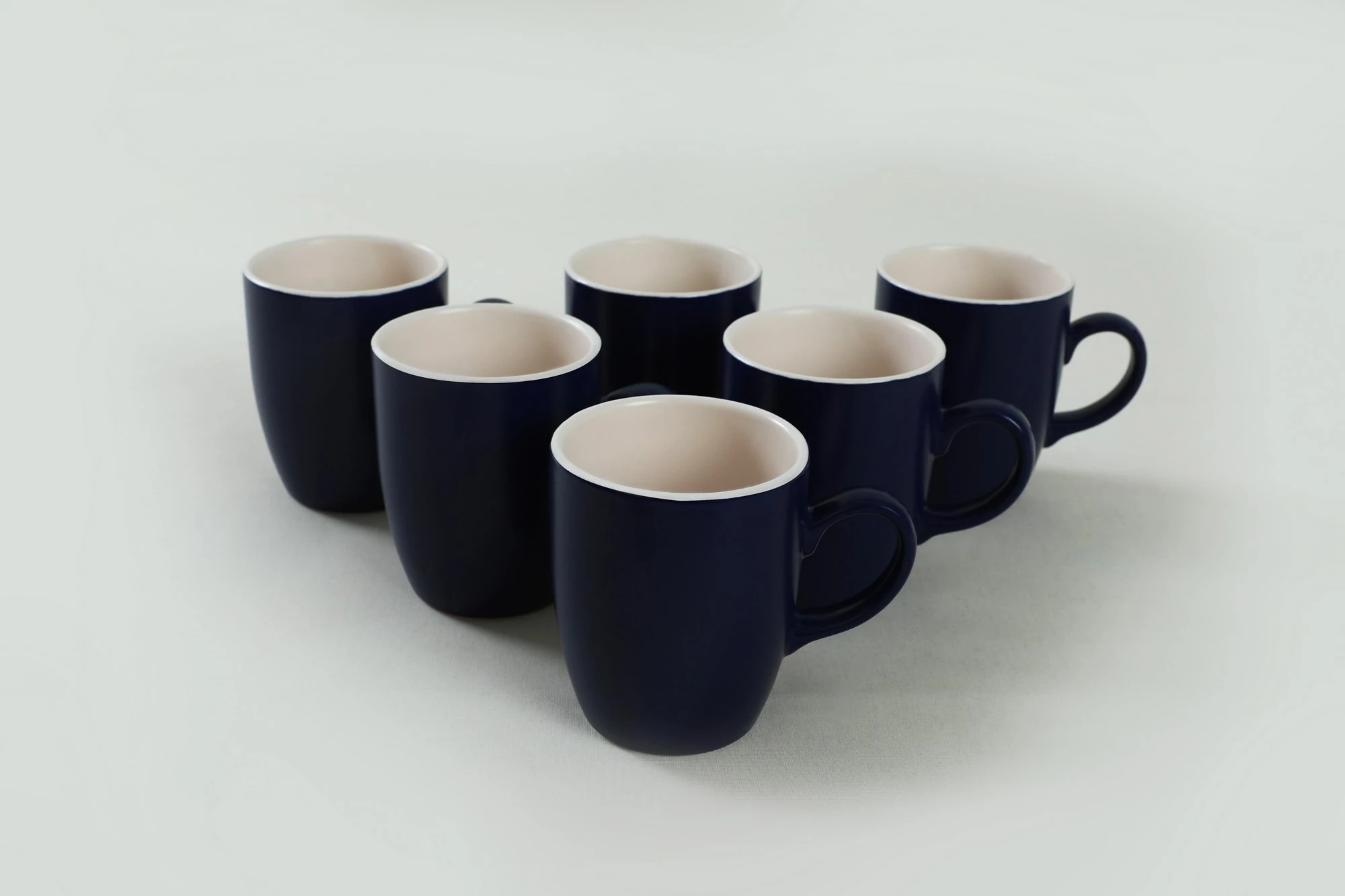 Set skodelic (6 kos), Hermia Concept, temno modra/bela, ST101206F992A0000000AET900