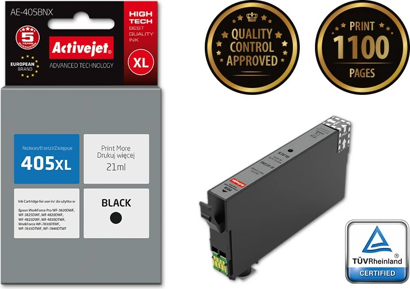 Zamenjalna barva Activejet AE-405BNX za Epson tiskalnik, 21 ml