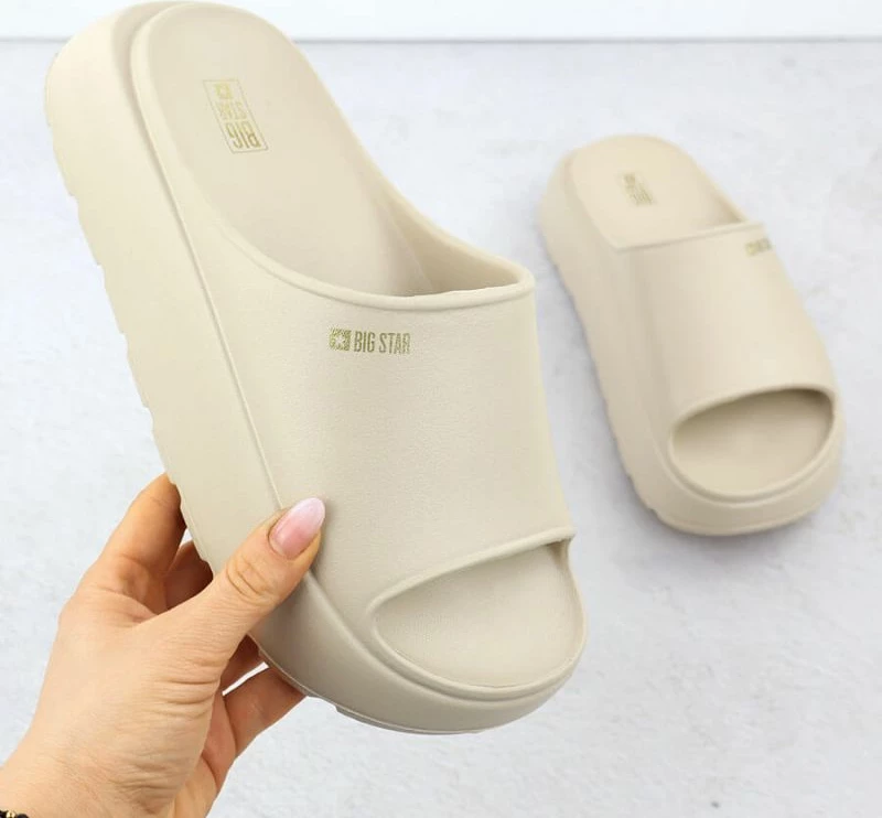 Papuče za ženske Big Star, bež