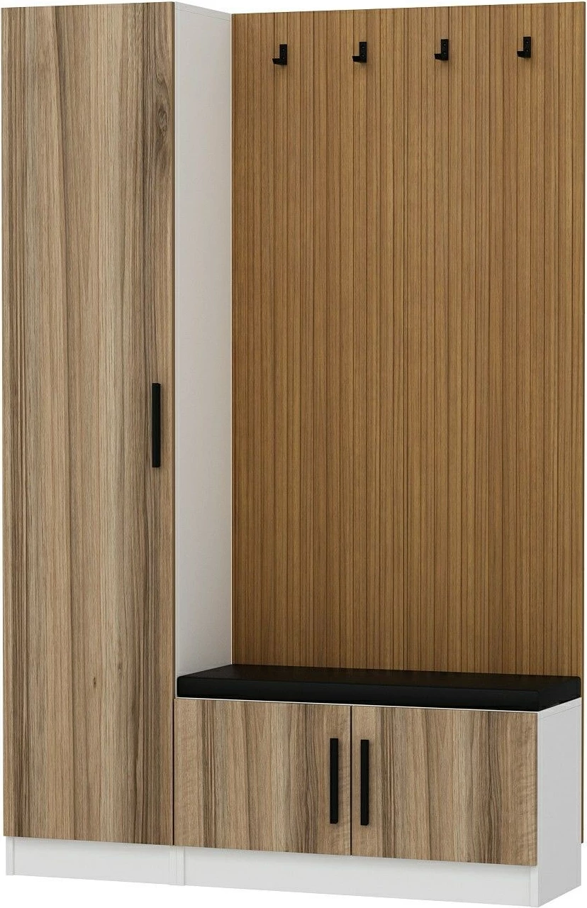Stojalo za predsobo, oreh, Skye Decor Noah - 8300