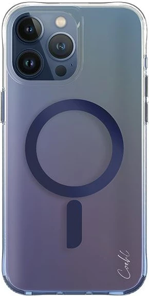 Ovitek za telefon za iPhone 15 Pro, z MagSafe magnetom, moder, UNIQ Coehl Dazze