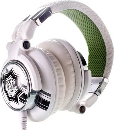 Gaming slušalke Thermaltake TteSPORTS DRACCO, 3,5 mm, bele/zelene