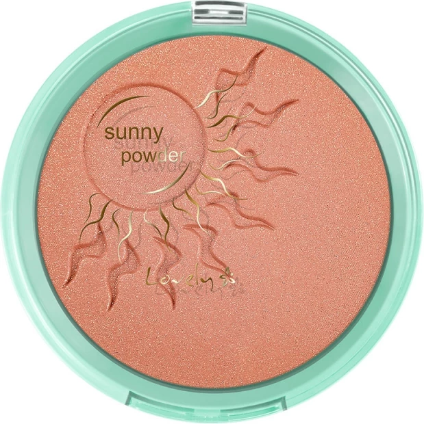 Kompakten puder s sijočimi Lovely Sunny Powder, 16 g