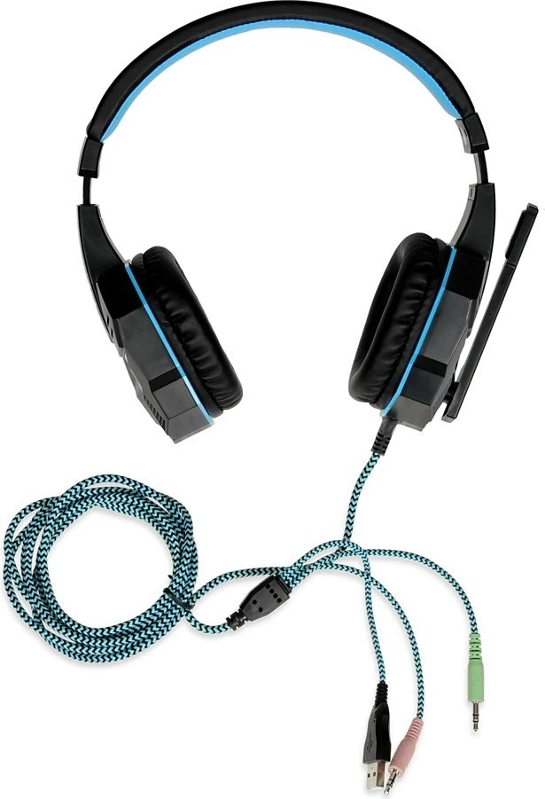 Slušalke IBox X8, črno/modre