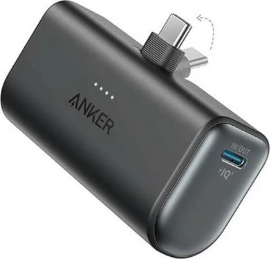 Prenosna baterija Anker Nano 5000 mAh 22,5 W, črna